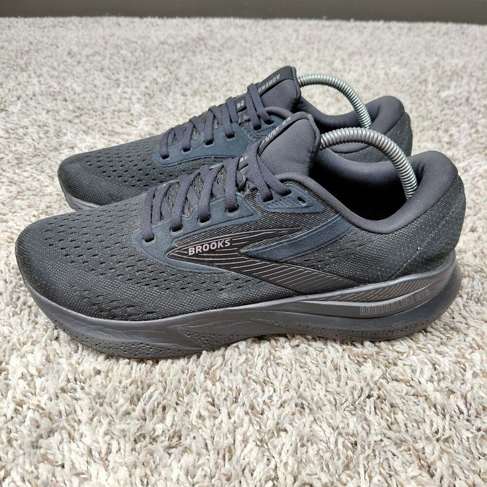 Brooks Adrenaline GTS 24 Sneakers Womens Sz 11 D Black Wide Running Shoes